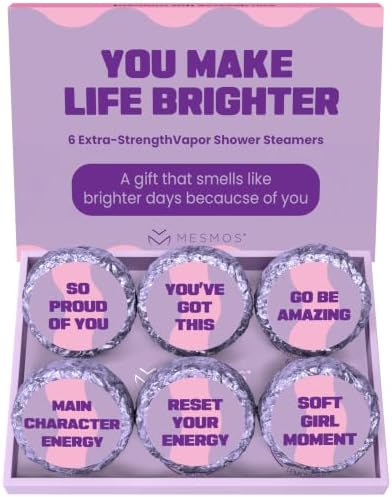 Shower Steamers Aromatherapy 6 Pack Self Care Gift for Her, Soft Girl Era, Sister Birthday Present, Daughter from Mom Self Care Gifts for Women by MesmorizingMemoriesMoments