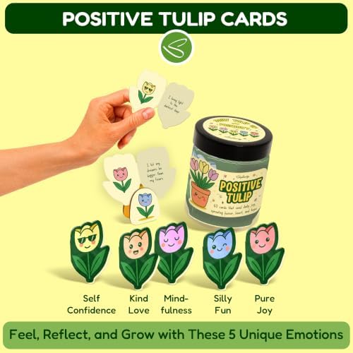 STOFINITY Positive Tulip Flower Affirmation Jar, Gifts for Women - Image 3