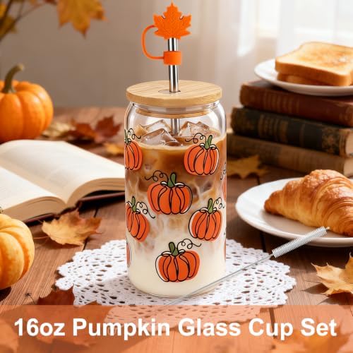 Fall Basket, Orange Pumpkin Spa Gifts for Women, Birthday Care Package - Image 3
