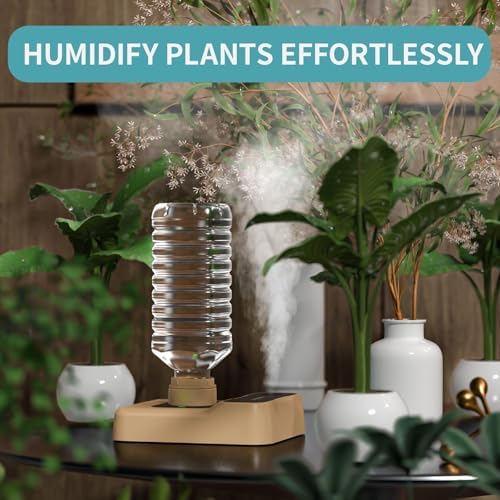 Travel Humidifier, Portable Small Humidifier for Plants, Bedroom, Office, Hotel or Car, Battery Operated Mini Cool Mist Humidifiers, Quiet 23dB, Auto-off, Night Light & BPA-Free, Khaki - Image 4