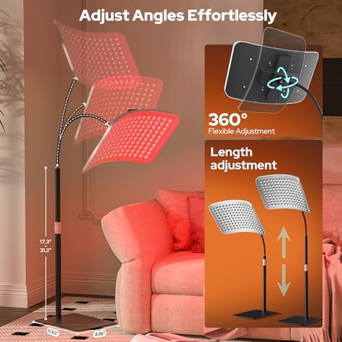 Red Light Therapy for Face and Body, 25W Infrared Red Light Panel - Image 6