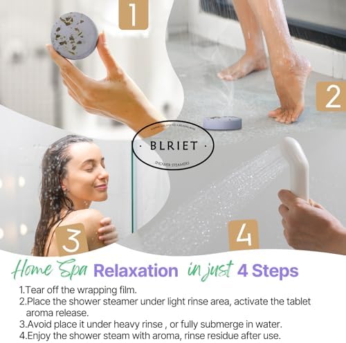 Shower Steamers Aromatherapy Blriet Gifts for Women, Teen Girls, Wife, Her, Mom, Father Days, Daughter, Grandma Basket Stuffers Birthday Gifts Decoration Travel Essentials Self Care Home Spa 8 Pack - Image 5