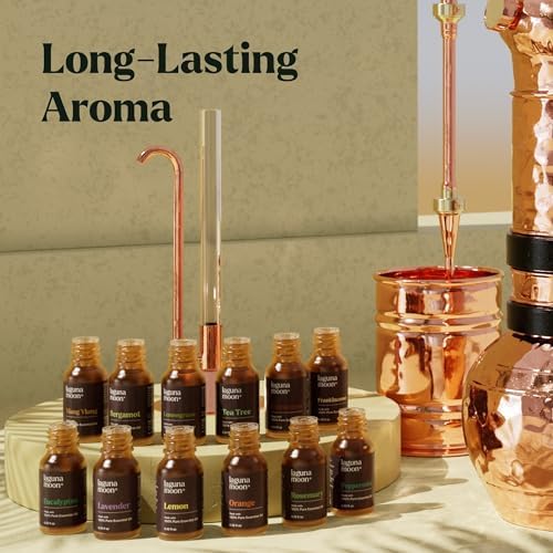 Lagunamoon Essential Oils Set - 12 Piece Premium Grade Home Essentials Oils - for Diffusers, Fragrance, Scents for Candle Making - Natural Aromatherapy Oils for Cars & Home Products, Room Sprays - Image 2