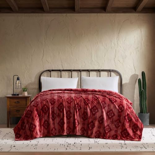 Wrangler - King Blanket, Soft Printed Plush Bedding for Bed or Couch by Wrangler%C2%AE