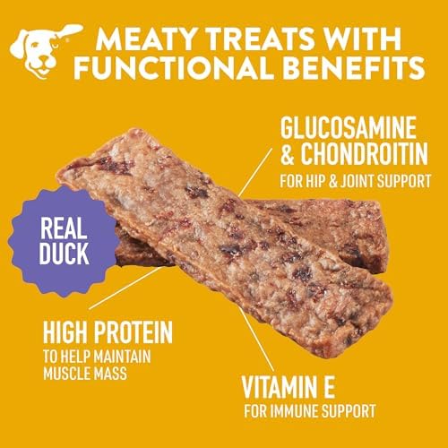 DOGSWELL Hip & Joint Jerky Dog Treats, Duck, 20 oz. - Image 4