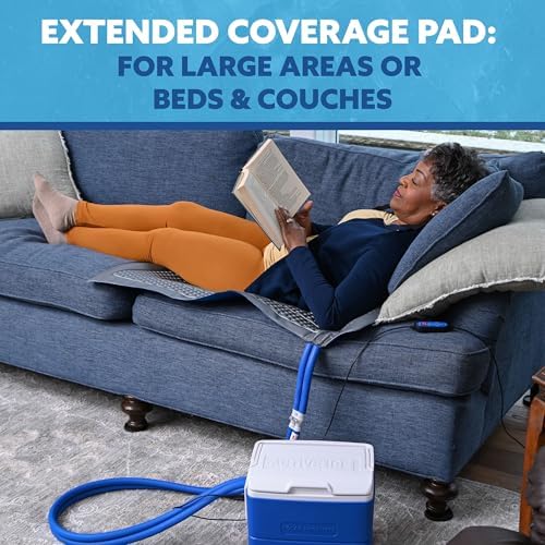 Polar Active Ice® 3.0 Cold Therapy Ice Machine System with Programmable Timer, 38"x22" Blanket Pad, 9 Quart Cooler, Quiet Pump, Strong Cryotherapy Pain Relief Treatment - Image 3