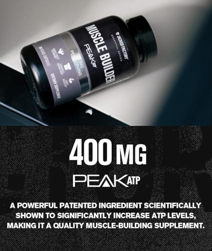 Jacked Factory Essentials Muscle Builder - ATP Muscle Builder for Men with Peak ATP to Support Muscle Gain, Enhance Athletic Performance, & Increase Strength - 30 Capsules - Image 3