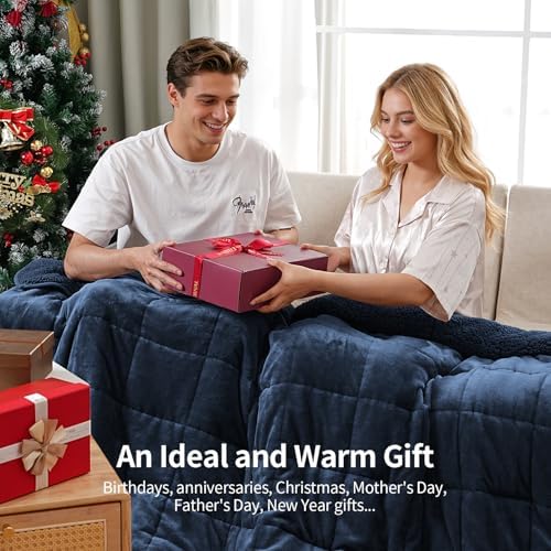 Uttermara Weighted Blankets for Adults Queen Size, 12lbs 60x80 inches - Image 5