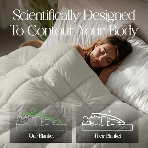 HomeSmart Heavy Weighted Comforter King 40lb, Also Fits California King Bed - Image 2