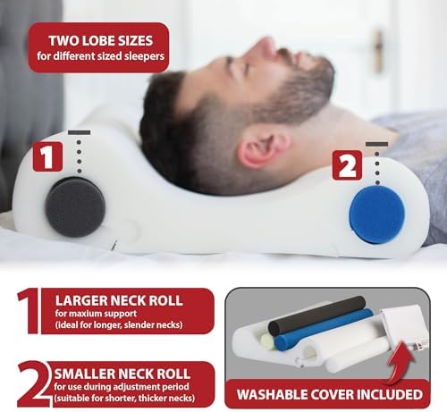 Adjustable Cervical Pillow for Neck Pain Relief, Side & Back Sleepers - Image 5