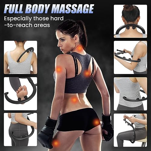 Trigger Point Massage Cane for Back Neck Shoulder and Full Body Deep Tissue Massage Hook for Muscle Knots, Ergonomic Self Massage Tool for Hard-to-Reach Areas, Lightweight Portable, FSA-HSA Eligible - Image 3