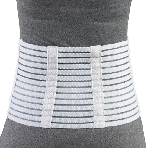 OTC Lumbosacral Support, 7-inch Lower Back, Lightweight Compression, Elastic, White, X-Large - Image 3