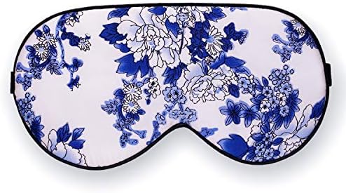 MAXFEEL Feel 100% Pure Silk Eye Mask - Sleep Eye Cover in Floral Colors (#39) by MAXFEEL