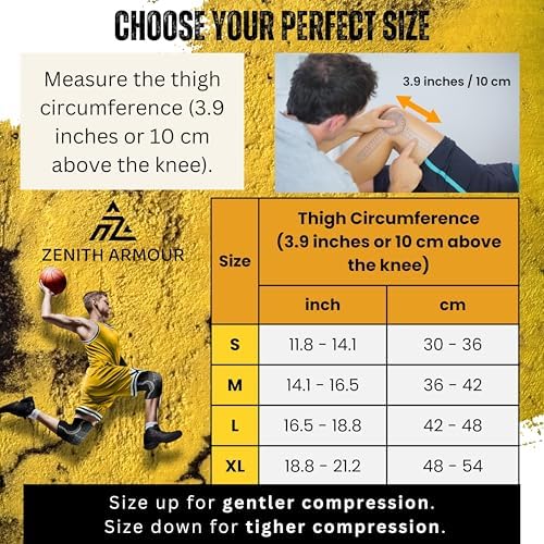 Knee Sleeve, Knee Brace for Women & Men - Pain Relief, Meniscus Tear, ACL, Arthritis, Joint Pain, Recovery, Workout, Fitness, Sports - 1 Pair, Breathable, Machine Washable (X-Large) - Image 6