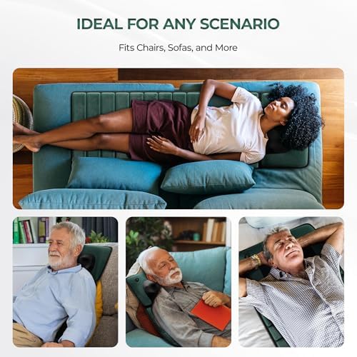 Full Body Massage Mat with Heat, 10 Motors, Detachable Massager Pad - Image 7