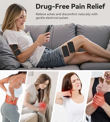 TENS Unit Muscle Stimulator for Pain Relief, EMS Massager, Dual Channel - Image 2