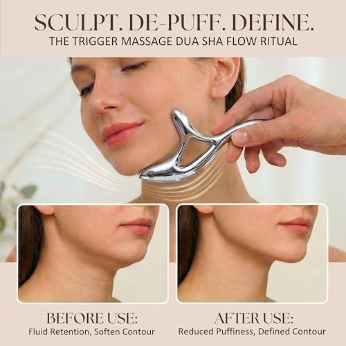 Trigger Point Massage Tool, Gua Sha Tool for Deep Tissue Massage & Fascia Release, Metal Muscle Scraper, Stainless Steel Thumb Saver, Acupressure Myofascial Release Tool, Full Body Pain Relief - Image 3