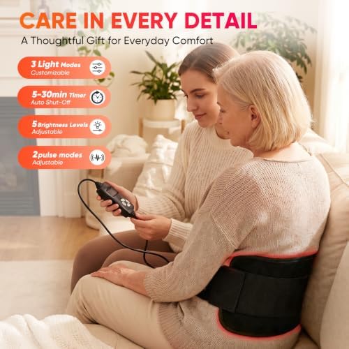 Red Light Therapy Pad, 120 LED 660nm 850nm Infrared Light Wrap - Image 3