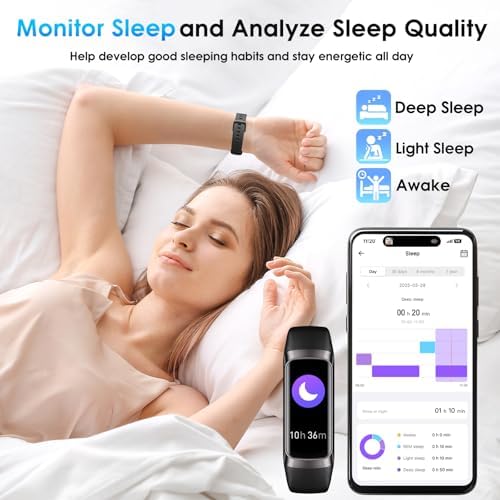 Fitness Tracker – Heart Rate Blood Oxygen Blood Pressure Temp Sleep Calorie - Image 3