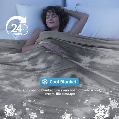 inhand Cooling Blanket King Size for Hot Sleepers (90"x108", Gray) - Image 6
