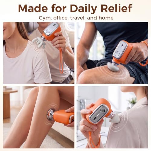 Mini Massage Gun, Pocket Percussion Massager with 3 Speeds - Image 7