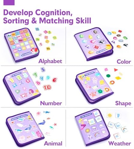 hahaland Busy Board Montessori Toys 3 Year Old Girl Gifts 3rd Bithday Idea - Image 4