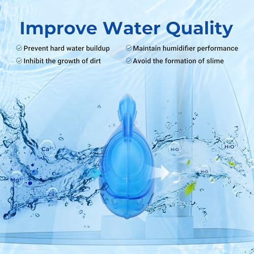 Humidifier Cleaning Fish for Humidifiers and Fish Tanks, Blue, 6 Pack - Image 5