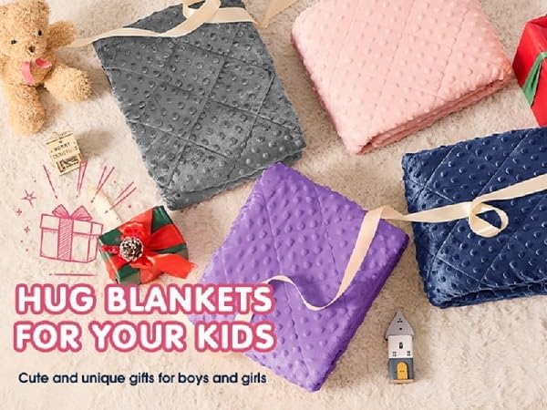 yescool Pink Weighted Blanket 7 Pounds Twin Size Cooling Weighted Throw Blanket, Minky Heavy Blankets Warm Weighted Comforter, Big Washable Thick Blankets Gift for 60-90lbs, 40 * 60in - Image 5