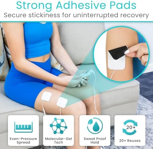 Vive 50 Mode TENS Machine for Pain Relief Therapy - EMS & Tens Muscle - Image 5