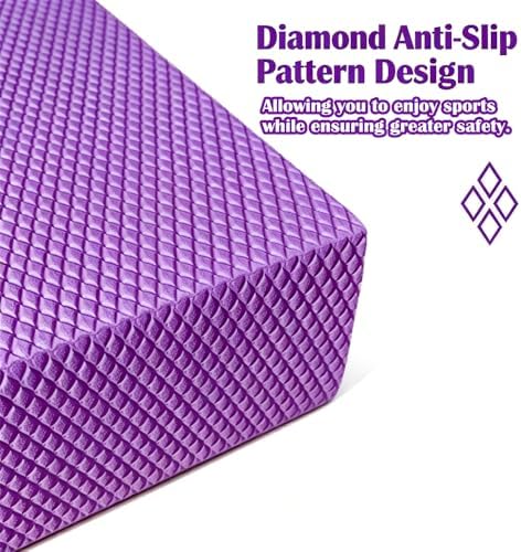 High-Density Balance Pad, Extra Large Balance Pad for Physical Therapy, TPU Foam Balance Board for Rehabilitation Stability Workout Knee and Ankle Exercise - Image 4