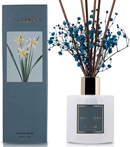 COCORRÍNA Reed Diffuser - Cashmere Vanilla 6.7 fl oz Reed Diffuser for Bedroom Bathroom Home Décor (Pack of 3) - Image 2