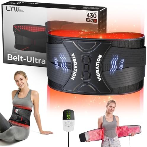 LTW Flagship 430 LEDs Red Light Therapy Belt for Pain Relief, 50" x 9.5" by LTW