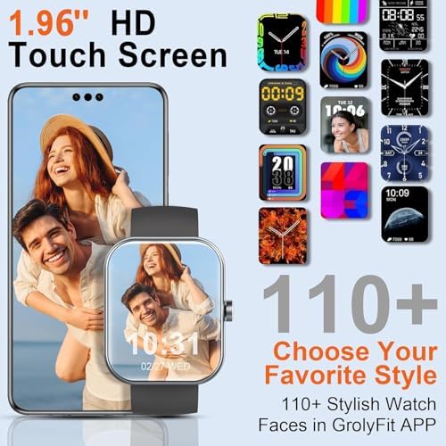 Smart Watch for Men Women (Answer/Make Call), 2025 New 1.91" HD SmartWatch, Fitness Watch with 120+ Sport Modes, IP68 Waterproof, Heart Rate/Sleep Monitor, Pedometer, Activity Tracker for Android iOS - Image 7