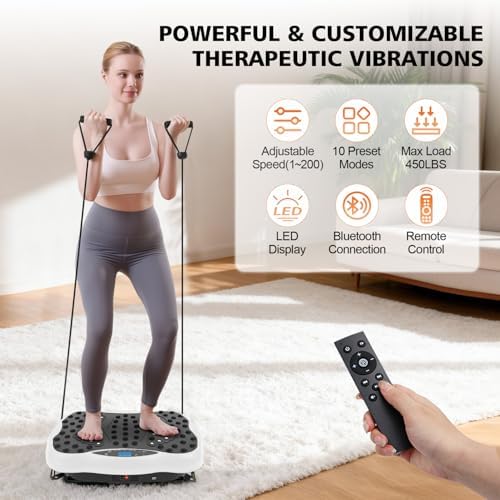 Vibration Plate Exercise Machine for Whole Body Lymphatic Drainage - Image 2