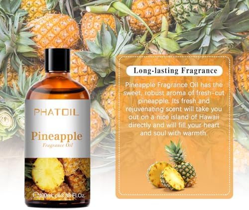 PHATOIL Pineapple Fragrance Oil for Diffuser Aromatherapy 3.38FL.OZ - Image 5