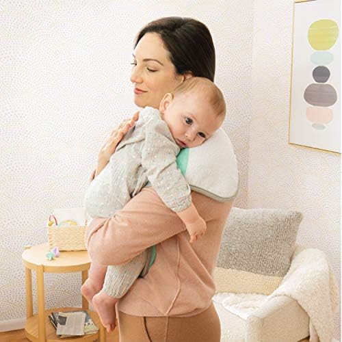 Munchkin® TheraBurpee: 4 Pack Burp Cloths with Built-in Pockets, for use with Colic & Fever Rescue Kit, 1 Blue, 1 Mint,2 Count (Pack of 1) - Image 6