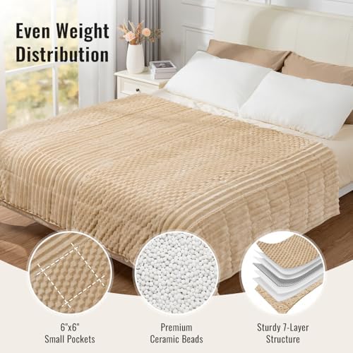 Uttermara Weighted Blankets for Adults, Queen Size 20lbs 60x80 Inches - Image 5