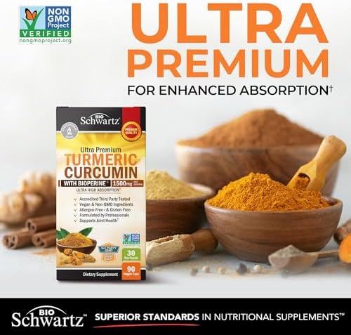 Turmeric Curcumin with Black Pepper Extract 1500mg - Turmeric Supplement - Image 2