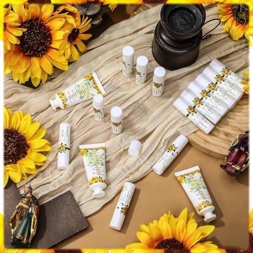 144 Pcs Sunflower Bible Lip Balm Hand Cream Party Favor Gifts - Image 3