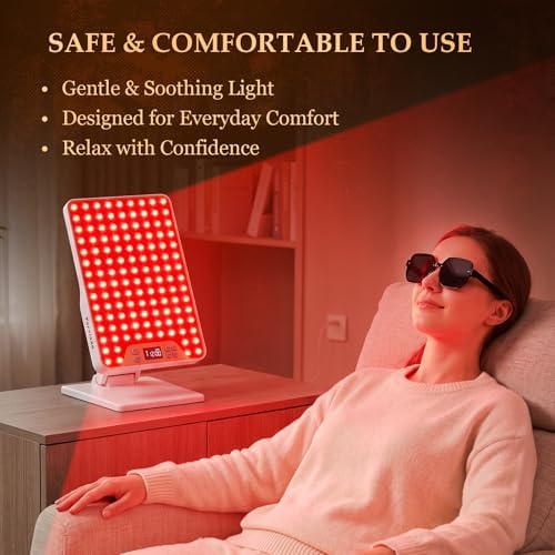 Red Light Therapy Panel for Face & Body, 4 Wavelengths 630/660/810/850nm - Image 4