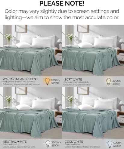 Hotel Quality Full Flat Sheets Only 2 Pack Microfiber Top Sheet Steel Blue - Image 5