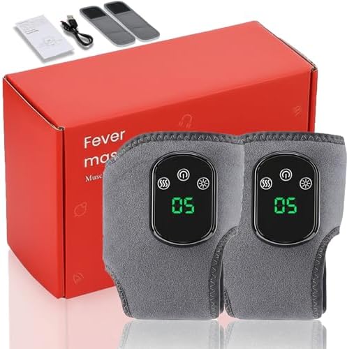 2026 New Upgranded Foot Revive Massager for Neuropathy, Portable Triple Method Heated Ankle Wrap with Extension Strap, 3 Vibration Modes, 5 Heat Levels for Foot Relaxation (2 pcs) by Unknown