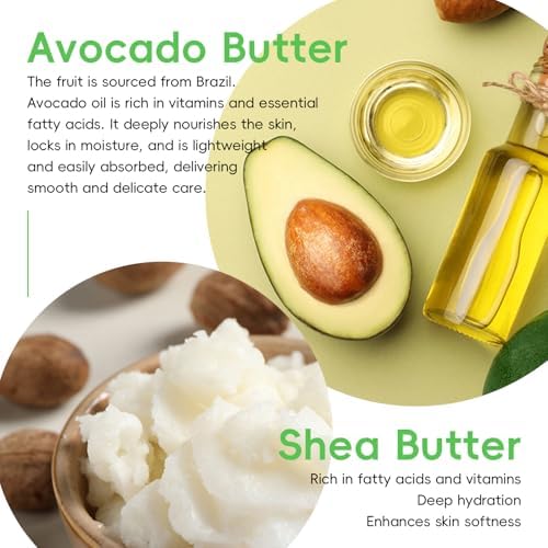 QUIYUM 14 Pack Avocado Sheet Mask - Nourishing & Soothing Facial Masks - Image 4