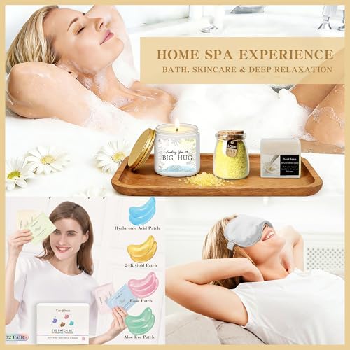 Birthday Gifts for Women - 11 Pcs Self Care Gift Basket Set for Mom Sister Friend - Get Well Soon Gift Box - Recovery After Surgery Care Package - Friendship Inspirational Cheer Up Thank You Present - Image 4