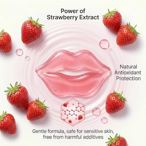 MAQIHAN 30PCS Lip Mask Patches - Pink Hydrating Lip Masks for Dry Lips - Image 3