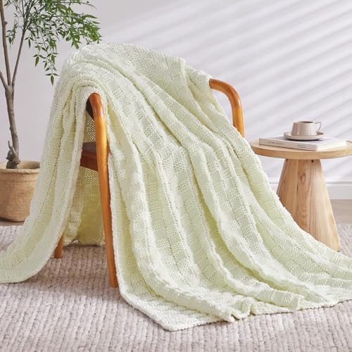Knitted Weighted Blanket for Adult, No Beads Heavy Blanket 50"x60" 7lbs - Image 2