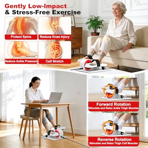 TDH Under Desk Elliptical Machine Leg Exerciser Electric - Image 3