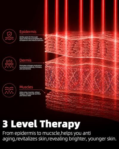 Weilisi Red Light Therapy for Face 4 Modes Cordless Face Mask - Image 4