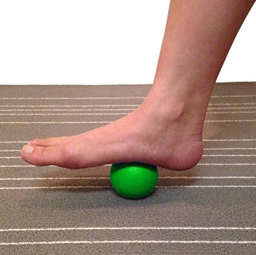 Kieba Massage Lacrosse Balls for Myofascial Release, Trigger Point Therapy, Muscle Knots, and Yoga Therapy. Set of 2 Firm Balls (Green and Yellow) - Image 5