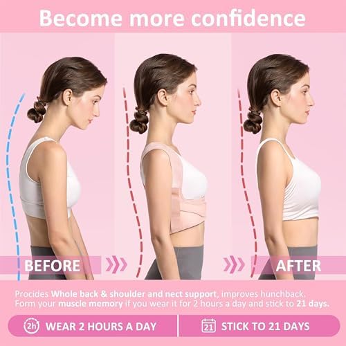 Posture Corrector for Women & Men, Back Shoulder Support Brace - Image 3